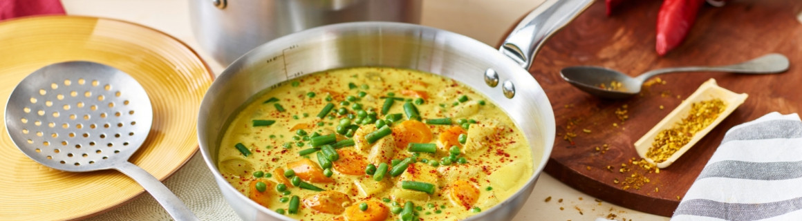 Sauteuse aus Edelstahl