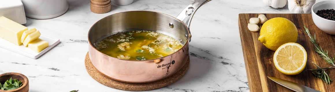 Sauteuse en cuivre