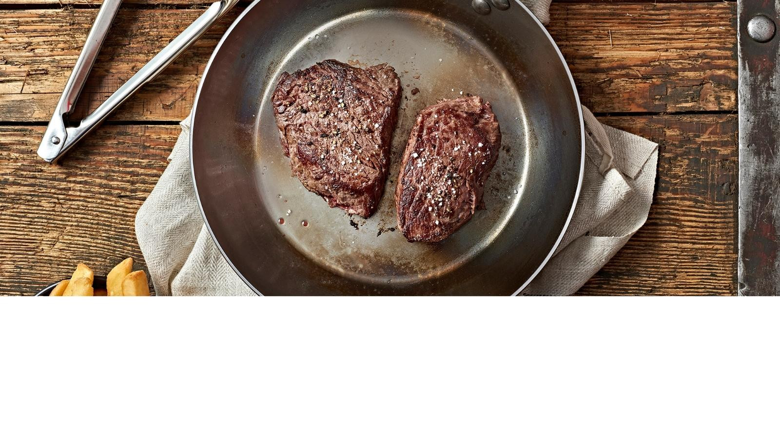 Sartenes steak de hierro mineral de Buyer - Serie Mineral B - Lecuine
