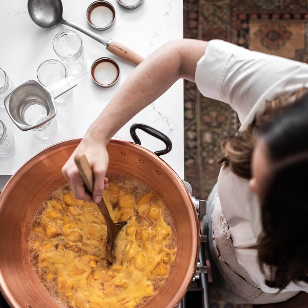 Bassine à confiture cuivre extra-lourde