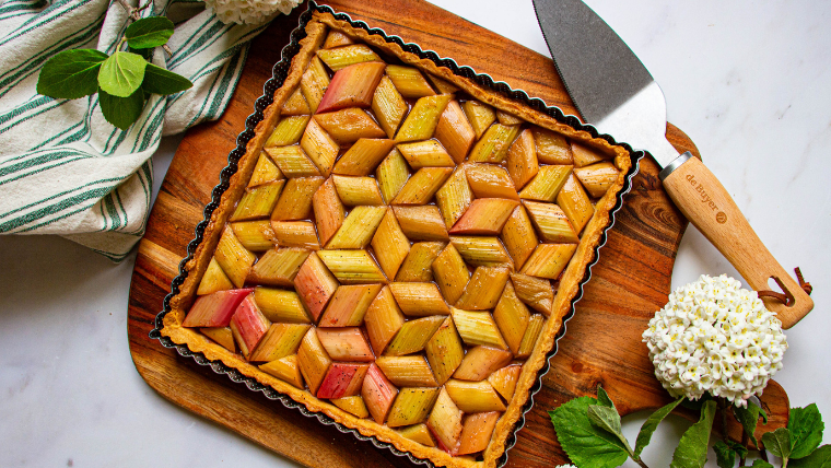 Tarte à la rhubarbe